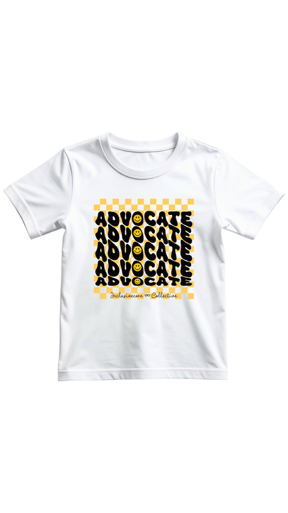 Advocate Checkers - White Youth Unisex Tee