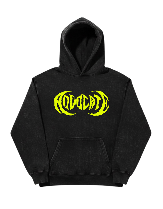 Metal Advocate Acid Wash Hoodie