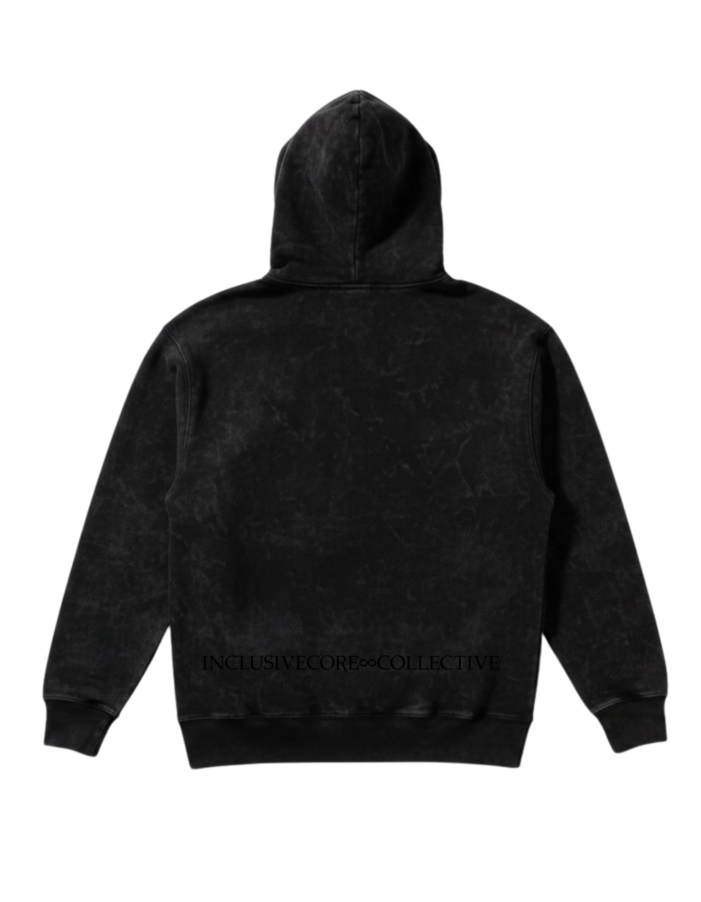 Metal Advocate Acid Wash Hoodie - Black Logo