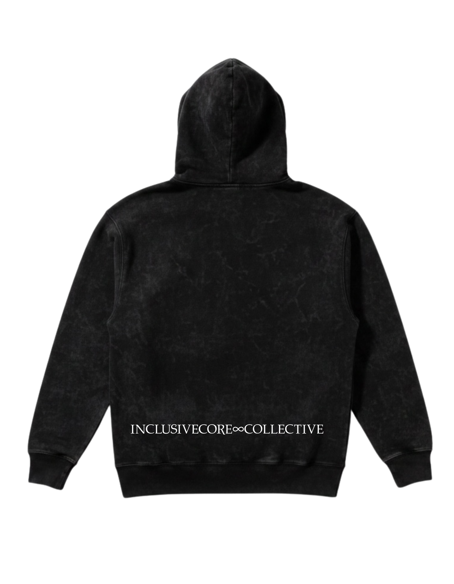Metal Advocate Acid Wash Hoodie - White Logo