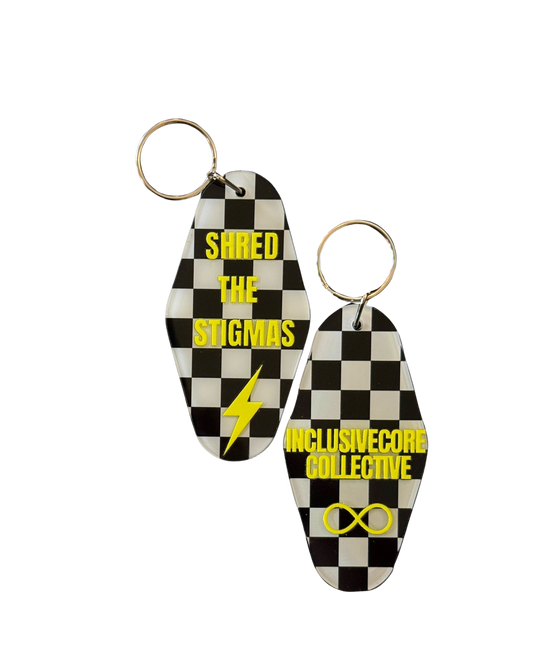 Shred The Stigmas Motel Keychain